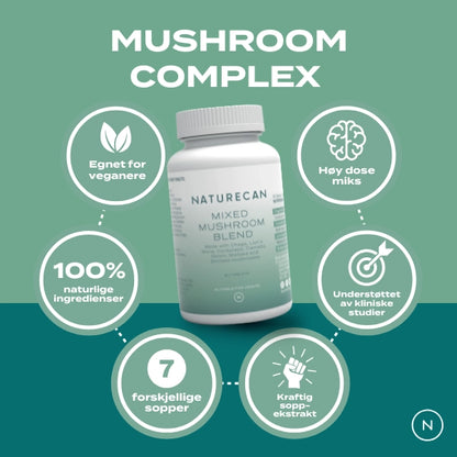 mushroom complex fordeler