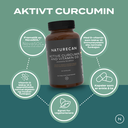 Fem fordeler fra aktivt curcumin