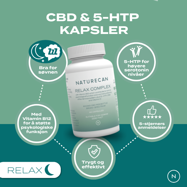 cbd & 5-htp kapsler